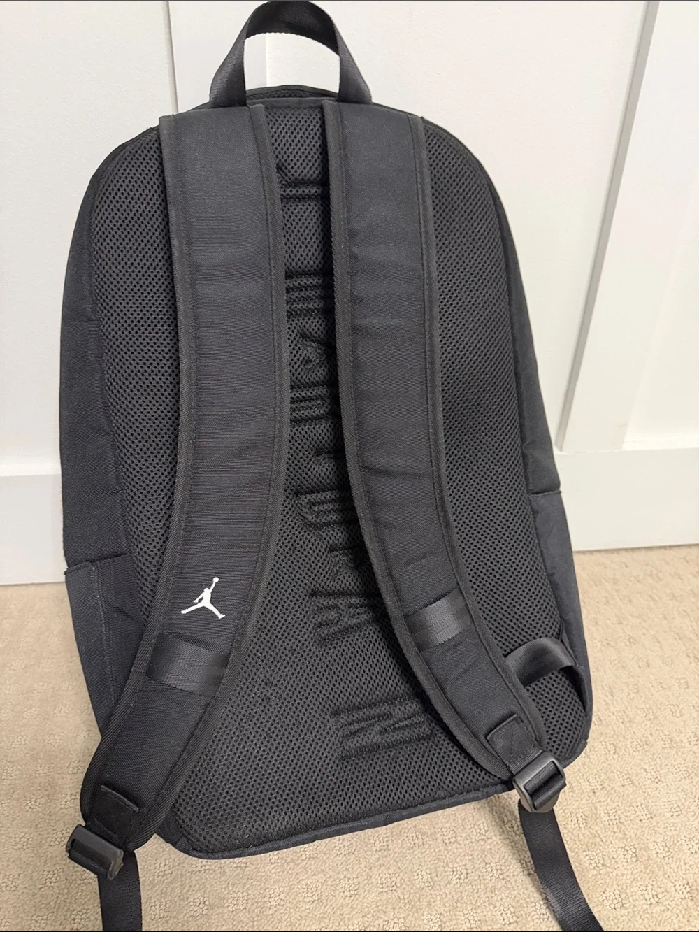 Jordan Black Red White Sneaker Graphic Backpack
